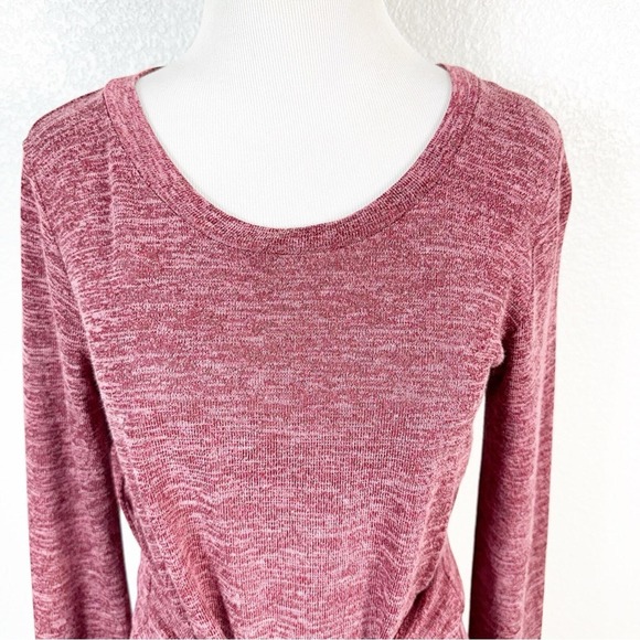 Anthropologie Sunday in Brooklyn NWT Size XS Sitka Tie-Front Shirt Dress Wine - Picture 3 of 9